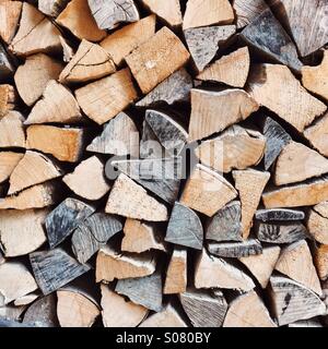 Pile de bois Banque D'Images