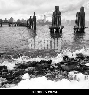 Williamsburg, Brooklyn Waterfront.. Banque D'Images