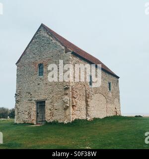 La Chapelle St Pierre, Bradwell-On-Sea, Essex Banque D'Images