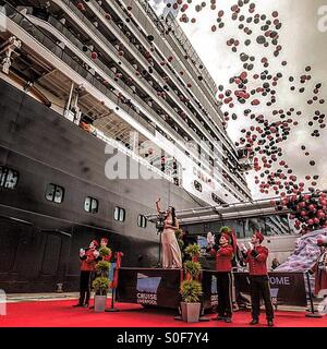 Année anneversary 175 Cunard Liverpool Banque D'Images