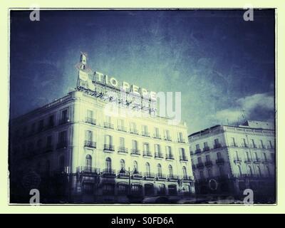 Tio Pepe Building à Madrid, Espagne Banque D'Images