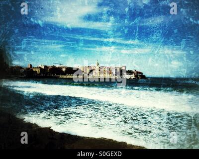 Plage de Gijon, Asturies - Espagne Banque D'Images
