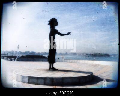 Sculpture de Gijon, Asturies - Espagne Banque D'Images