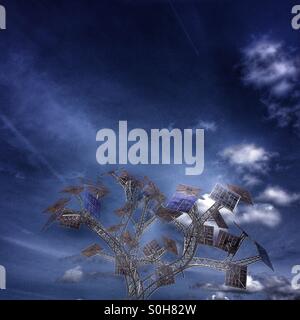 L'Énergie de l'arbre à l'At-Bristol Science Centre, Bristol, UK Banque D'Images