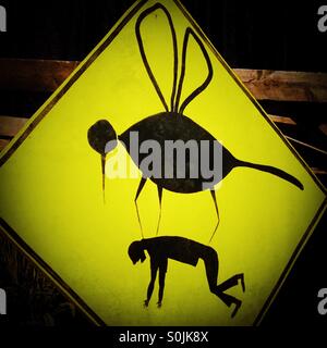 Méfiez-vous des moustiques géants Banque D'Images