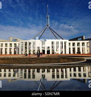 Le Parlement de l'Australie, Canberra, Australie Banque D'Images