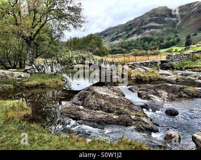 Slaters, pont en peu de Langdale, dans le Lake District, en Cumbria Banque D'Images