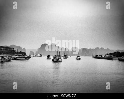 La baie de Halong Vietnam Banque D'Images