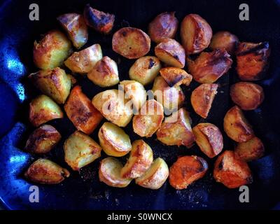 Pommes de terre rôties Banque D'Images