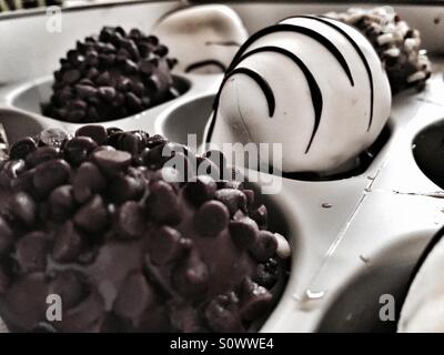 Des fraises au chocolat Banque D'Images