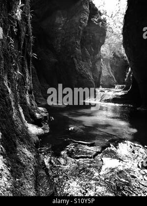 Glen Finnich autrement connu sous le nom de la Chaire Devils près de Killearn Ecosse Banque D'Images