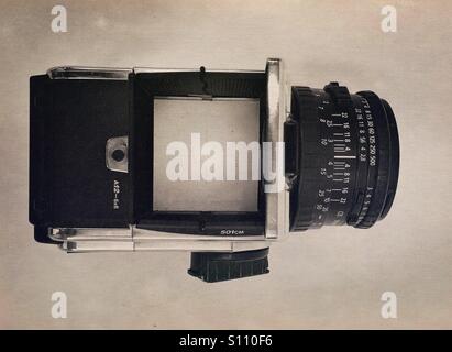 Un passage tiré de l'appareil moyen format Hasselblad. Banque D'Images