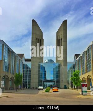 Bâtiment de haute technologie à Edmonton Banque D'Images