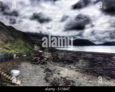 Niarbyl Bay, île de Man Banque D'Images