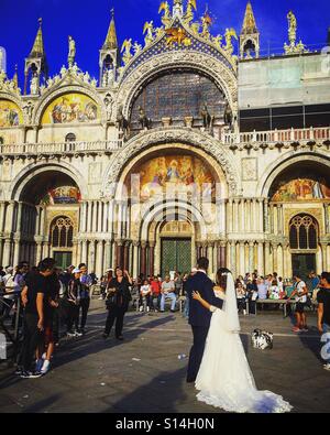 Mariage à Venise Banque D'Images