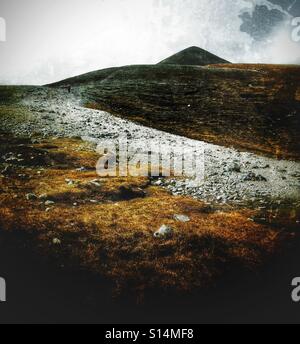 Randonnées Croagh Patrick, comté de Mayo, Irlande Banque D'Images