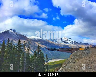 Glacier Skywalk, Jasper National Park Banque D'Images