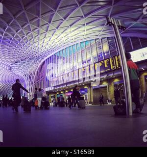 London Kings Cross railway station. Banque D'Images