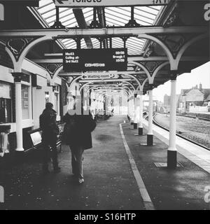 La gare de Selby dans le Yorkshire. Banque D'Images