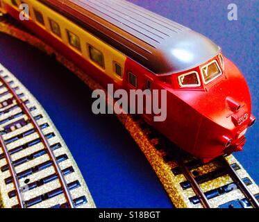 Trans Europe Express & erlebniswelt model train set Banque D'Images