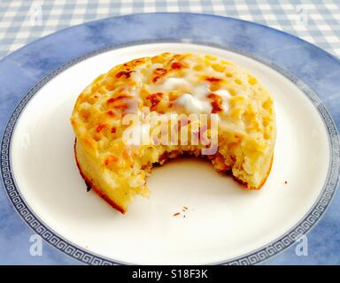 Crumpet Hot buttered Banque D'Images