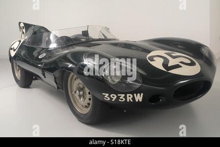 1956 Jaguar D-type 'long nez' Banque D'Images