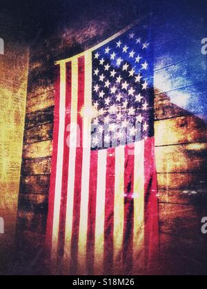 Les Stars and Stripes drapeau de l'USA Banque D'Images