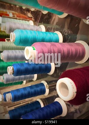 Bobines de fil Banque D'Images