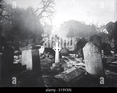 Cimetière de Kensal Green Banque D'Images