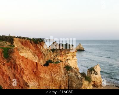 Praia da Rocha Portimao Algarve Portugal Banque D'Images