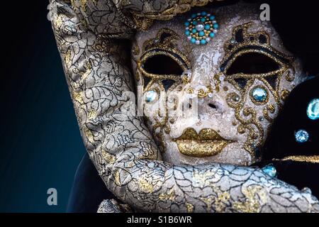 Carnaval masque Venive d'Italie Banque D'Images