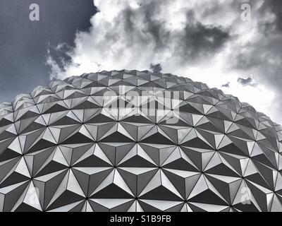 Spaceship Earth à Epcot à Disney World, Orlando, Floride Banque D'Images