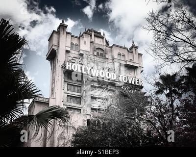 Tour de la terreur monter rapidement à Hollywood studios à Orlando, Floride Banque D'Images