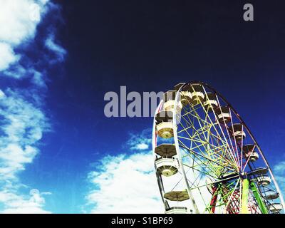 Grande roue à l'Evergreen State Fair à Puyallup, Washington State Banque D'Images