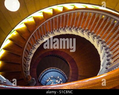 Le magasin d'escalier en guérir Banque D'Images