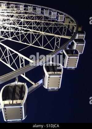 La roue de Liverpool, grande roue, en Angleterre. Banque D'Images