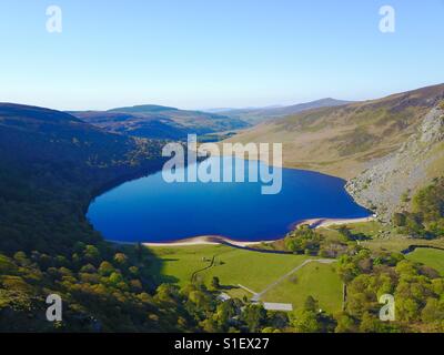 Lough Tay, Wicklow, Irlande Banque D'Images