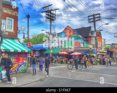 Kensington Market, Toronto, Canada. Banque D'Images