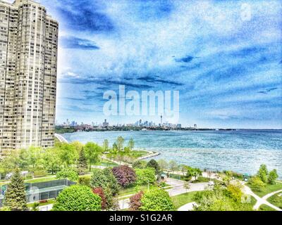 Palace Pier dans le secteur riverain de Toronto. Banque D'Images