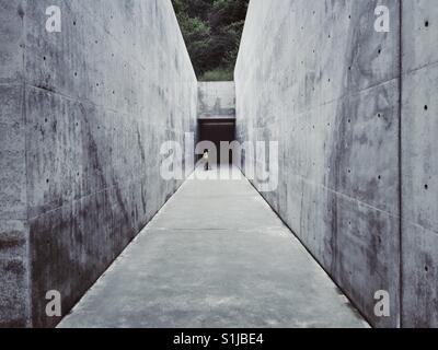 Lee Ufan museum conçu par Tadao Ando sur l'île de Naoshima au Japon Banque D'Images