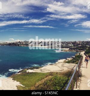 Bondi à Coogee promenade côtière Banque D'Images