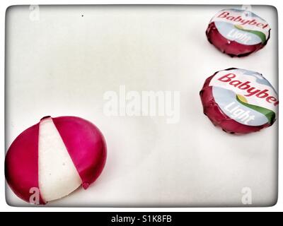 Babybel fromage léger Banque D'Images