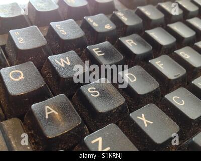 Close-up of a desktop computer clavier (orientation paysage). Prises par Matthieu l'arrêt Oakes. Banque D'Images