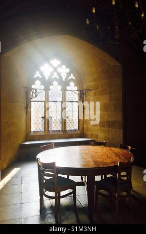 Le château médiéval de St Donat's au Pays de Galles, Royaume-Uni. Banque D'Images