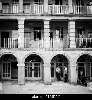 La Pièce Hall à Halifax, West Yorkshire, de Calderdale. L'Angleterre. Banque D'Images