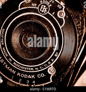 Appareil Photo Vintage Kodak 2A Model B Hawkeye 116 – Avec Boîte – Très Bon État