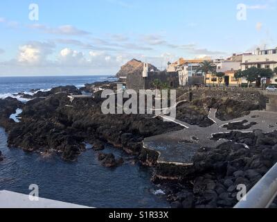 Garachico View, Îles Canaries, Espagne Banque D'Images