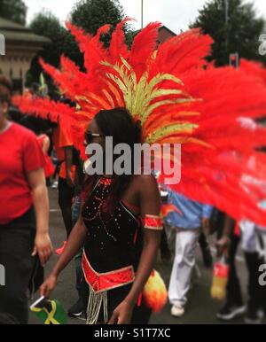 Défilé des Caraïbes Manchester Banque D'Images