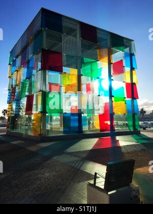 Malaga, Centre Pompidou, art moderne et contemporain, Espagne Banque D'Images