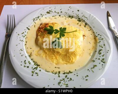 Lasagne de viande. Banque D'Images